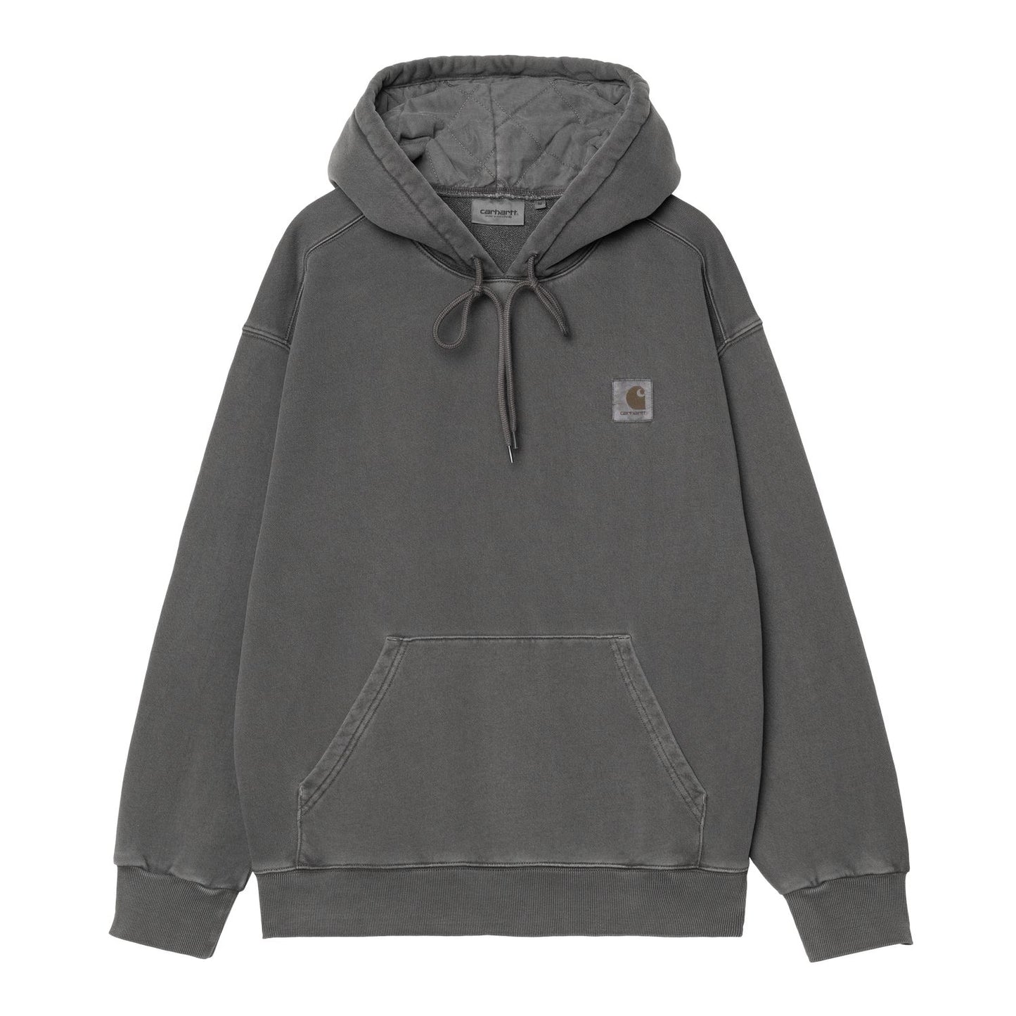 Carhartt WIP Hooded Nelson Sweatshirt Graphite (garment dyed)