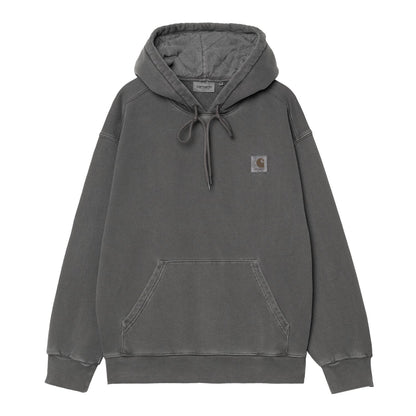 Carhartt WIP Hooded Nelson Sweatshirt Graphite (garment dyed)