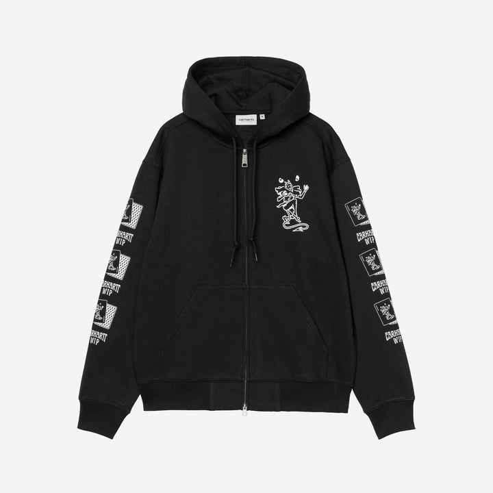 Carhartt WIP Hooded Playing Cards Jacket Black