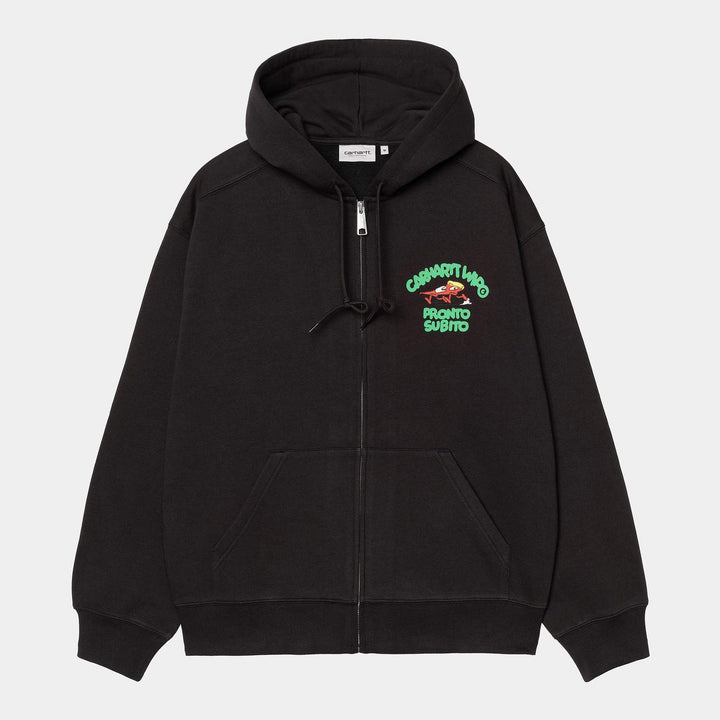 Carhartt WIP Hooded Pronto Sweat Jacket Black