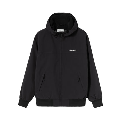 Carhartt WIP Hooded Sail Jacket Black White