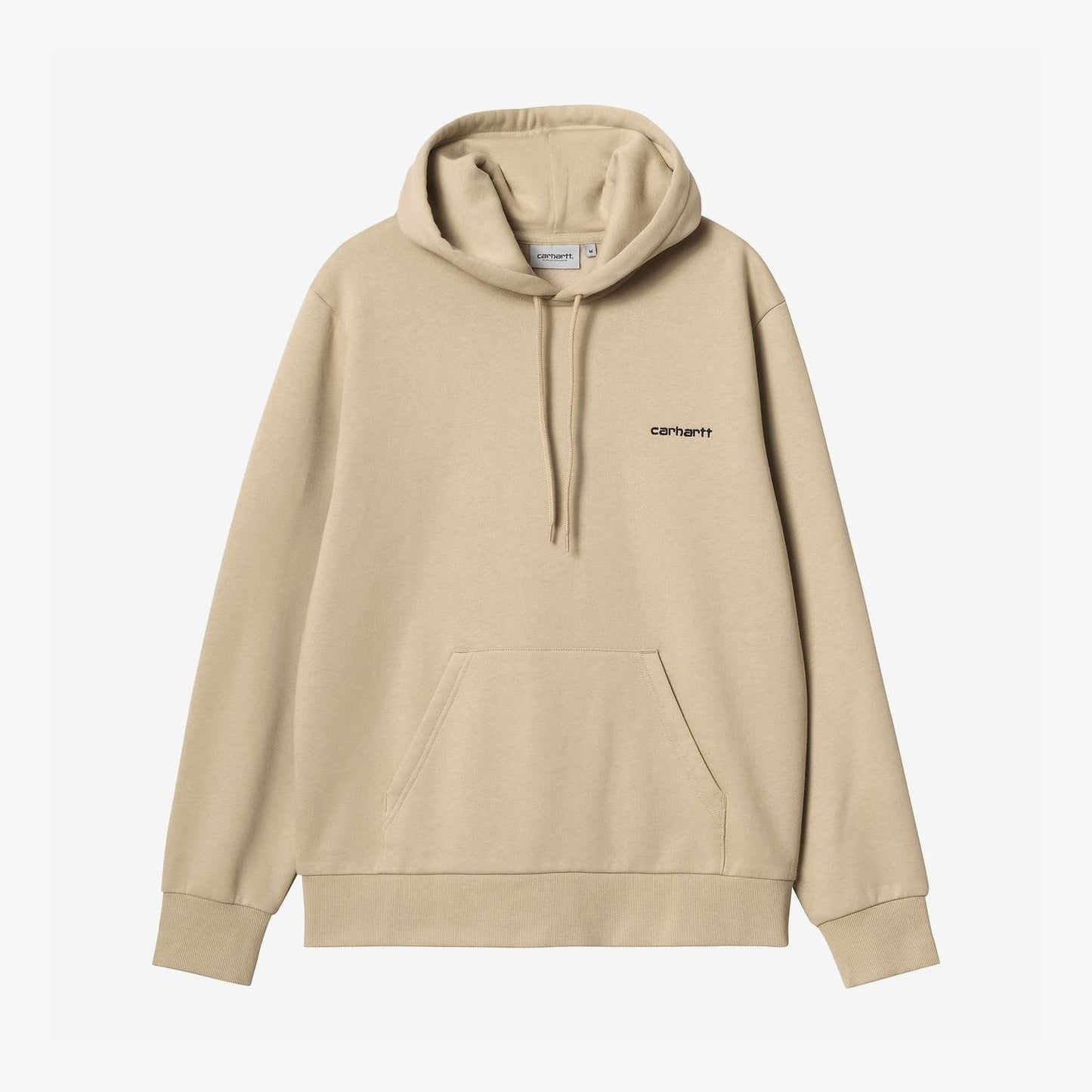 Carhartt WIP Hooded Script Embroidery Sweat Wall Black