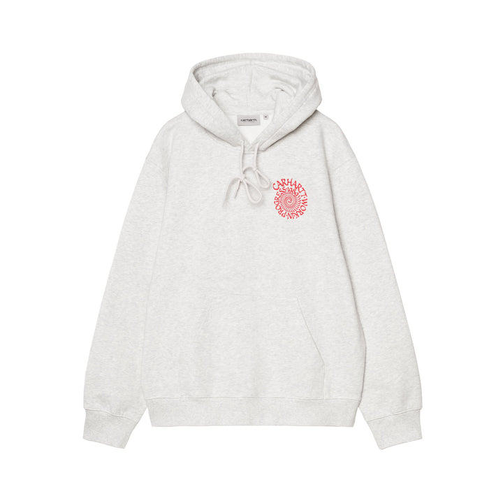 Carhartt WIP Hooded Spiral Sweatshirt Ash Heather