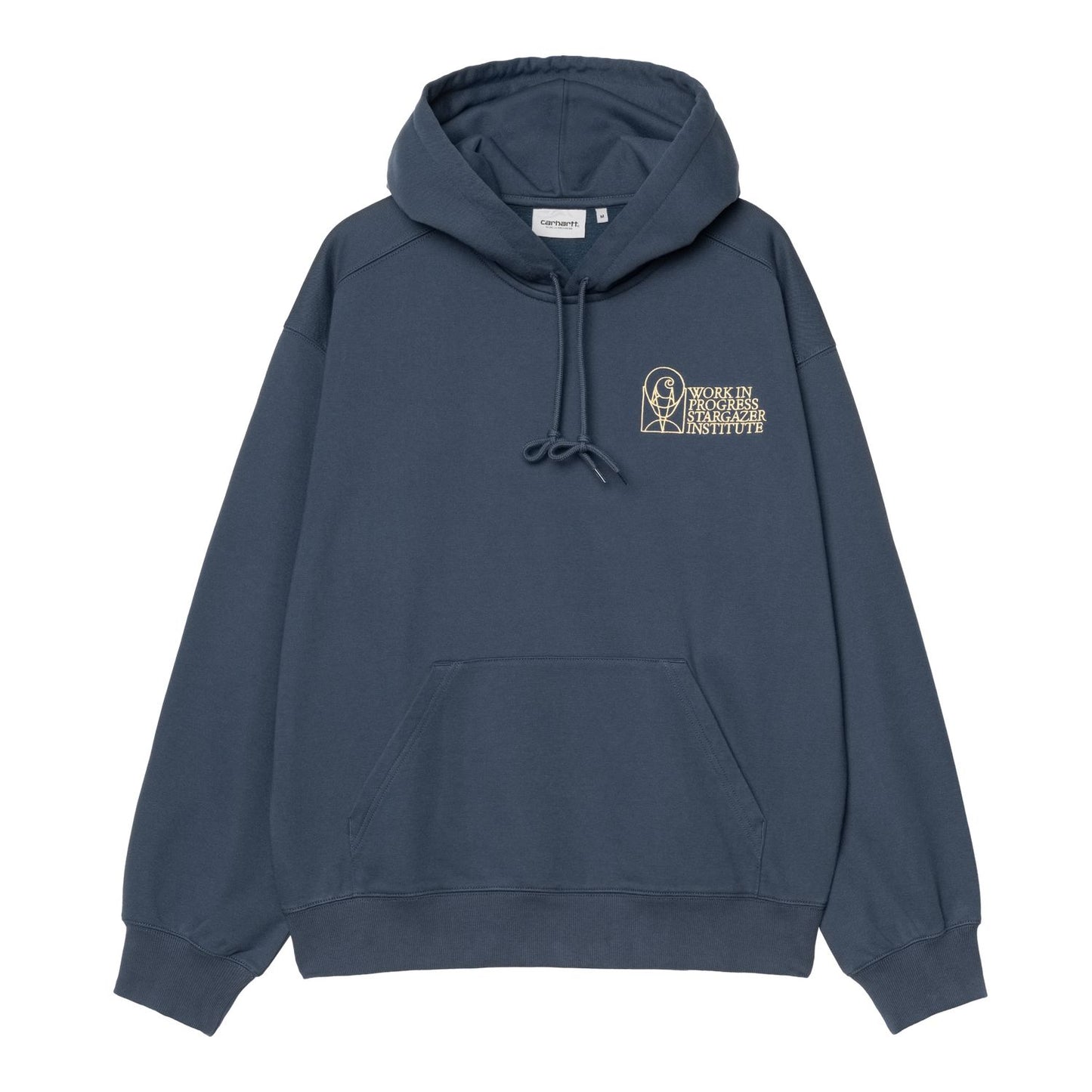 Carhartt WIP Hooded Stargazer Sweatshirt Dusky Blue Yellow