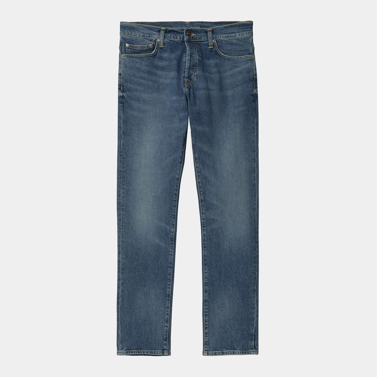 Carhartt WIP Klondike Pant 'Mills' Blue Mid Used Wash 32