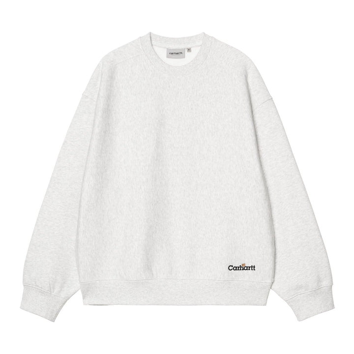 Carhartt WIP Label Script Sweat Ash Heather