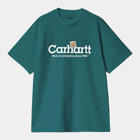 Carhartt WIP Label Script T-Shirt Malachite