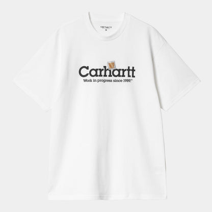 Carhartt WIP Label Script T-Shirt White