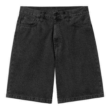 Carhartt WIP Landon Short 'Robertson' Black Stone Washed
