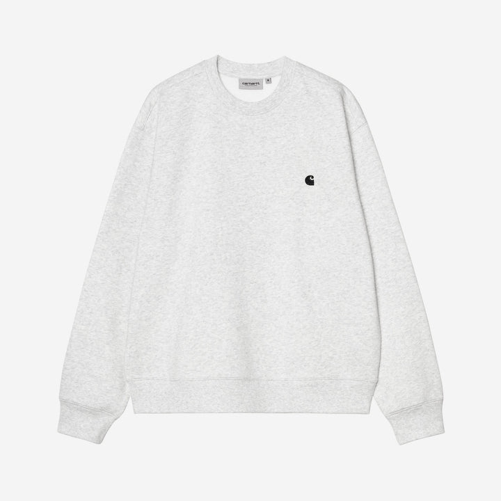 Carhartt WIP Mack Sweatshirt Ash Heather Black