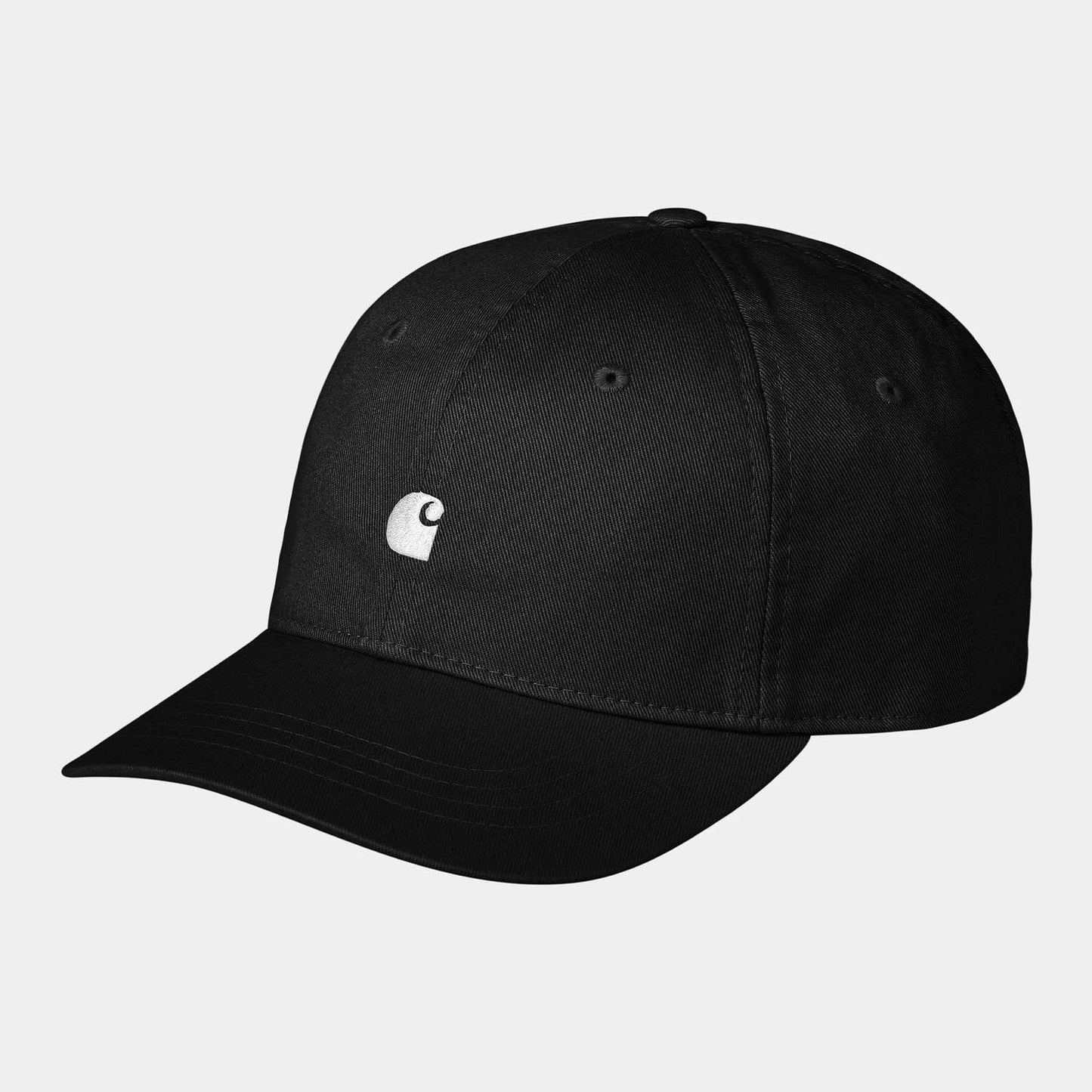 Carhartt WIP Madison Logo Cap Black White