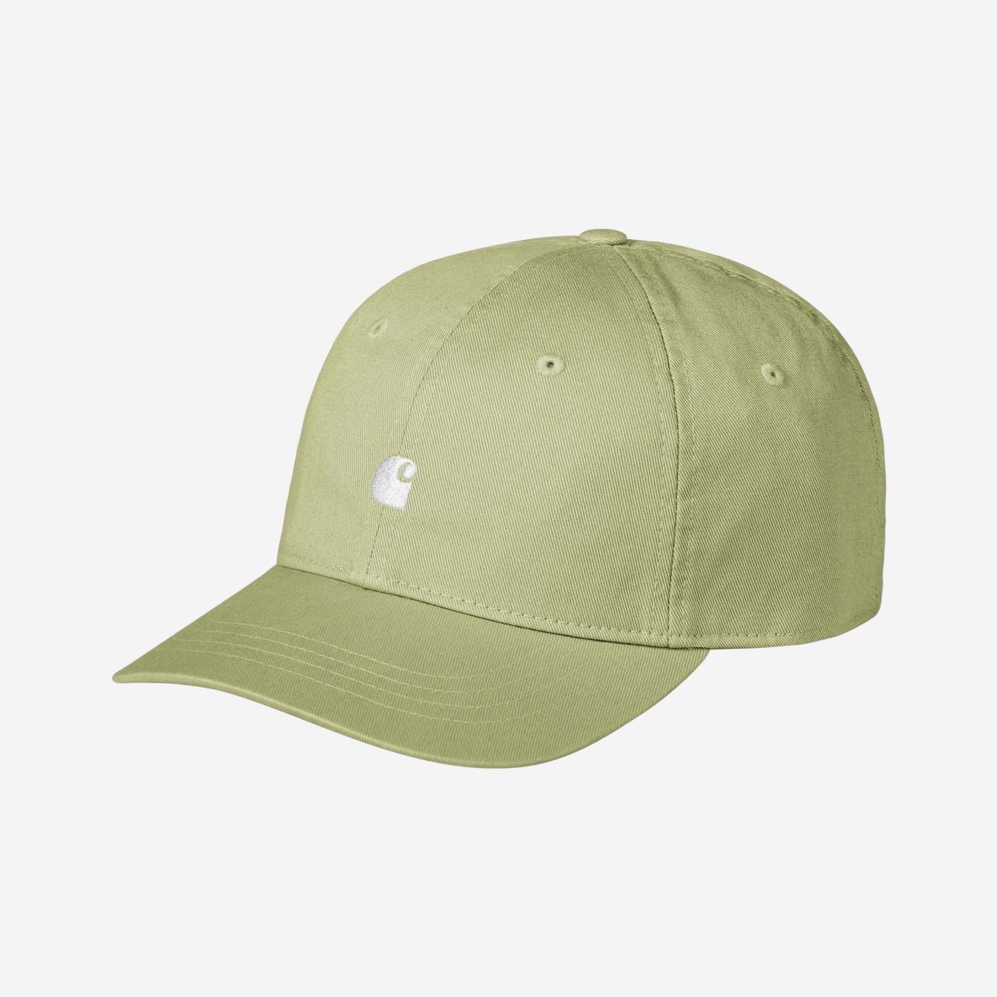 Carhartt WIP Madison Logo Cap Gentle Green White