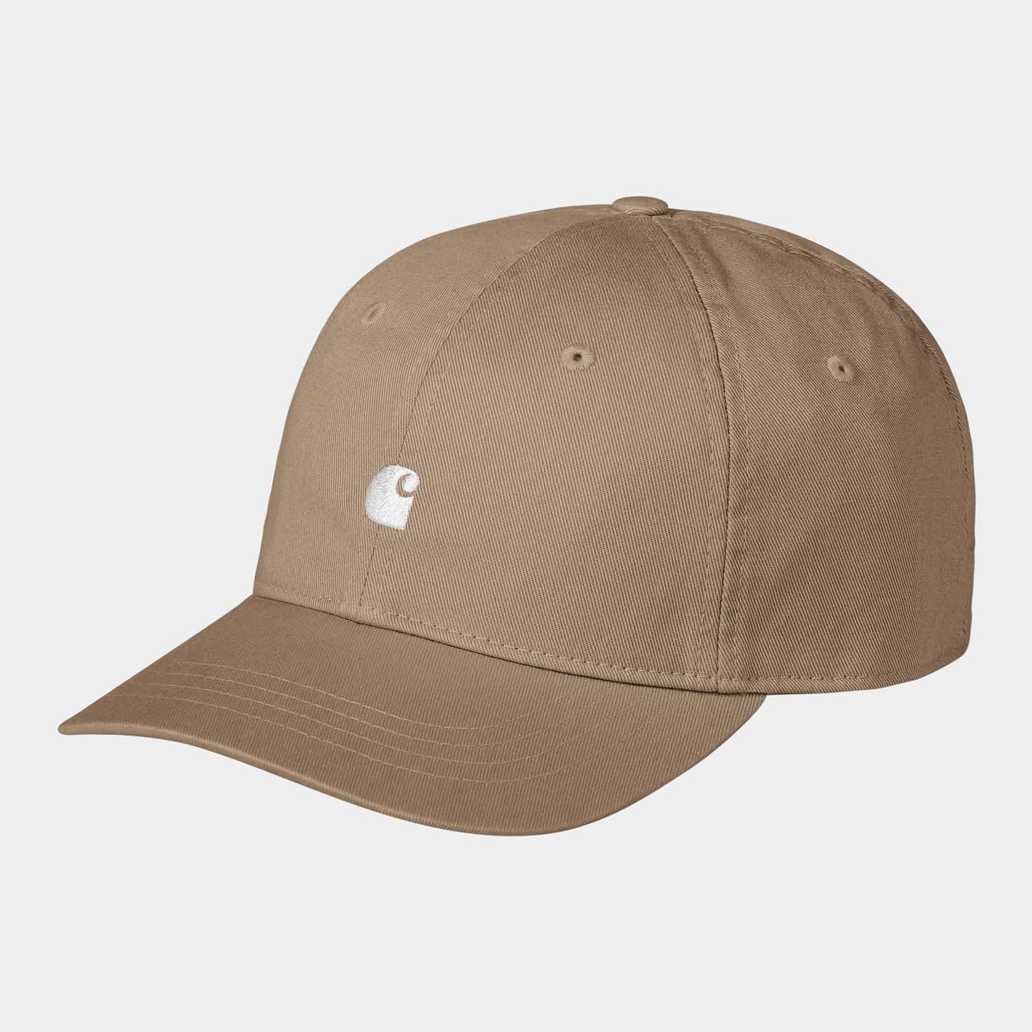 Carhartt WIP Madison Logo Cap Leather White