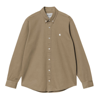Carhartt WIP Madison Shirt Leather White