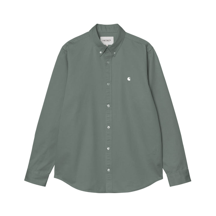 Carhartt WIP Madison Shirt Velvet Green White