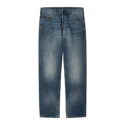 Carhartt WIP Marlow Pant 'Edgewood' Blue Mid Used Wash