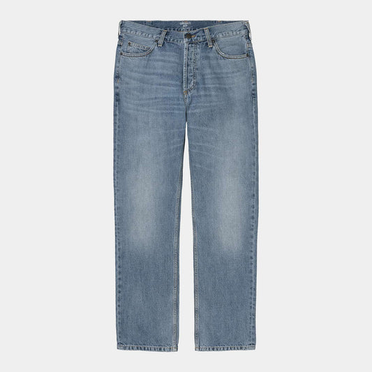 Carhartt WIP Marlow Pant 'Edgewood' Blue Worn Bleached