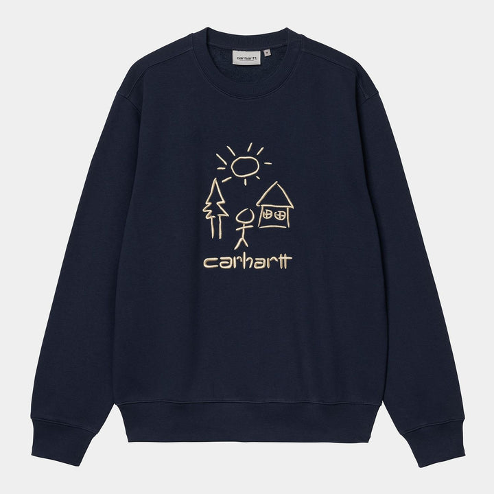 Carhartt WIP Masterpiece Sweatshirt Air Force Blue