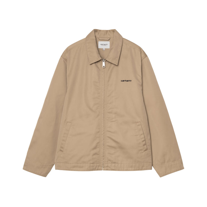 Carhartt WIP Module Script Jacket 'Denison' Leather Black