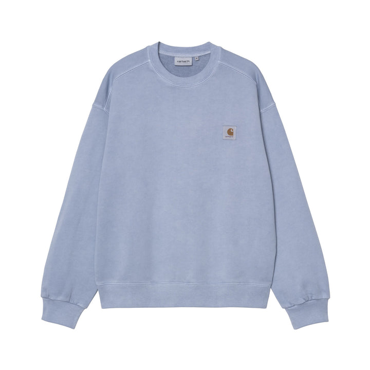 Carhatt WIP Nelson Sweatshirt Gentle Blue (garment dyed)