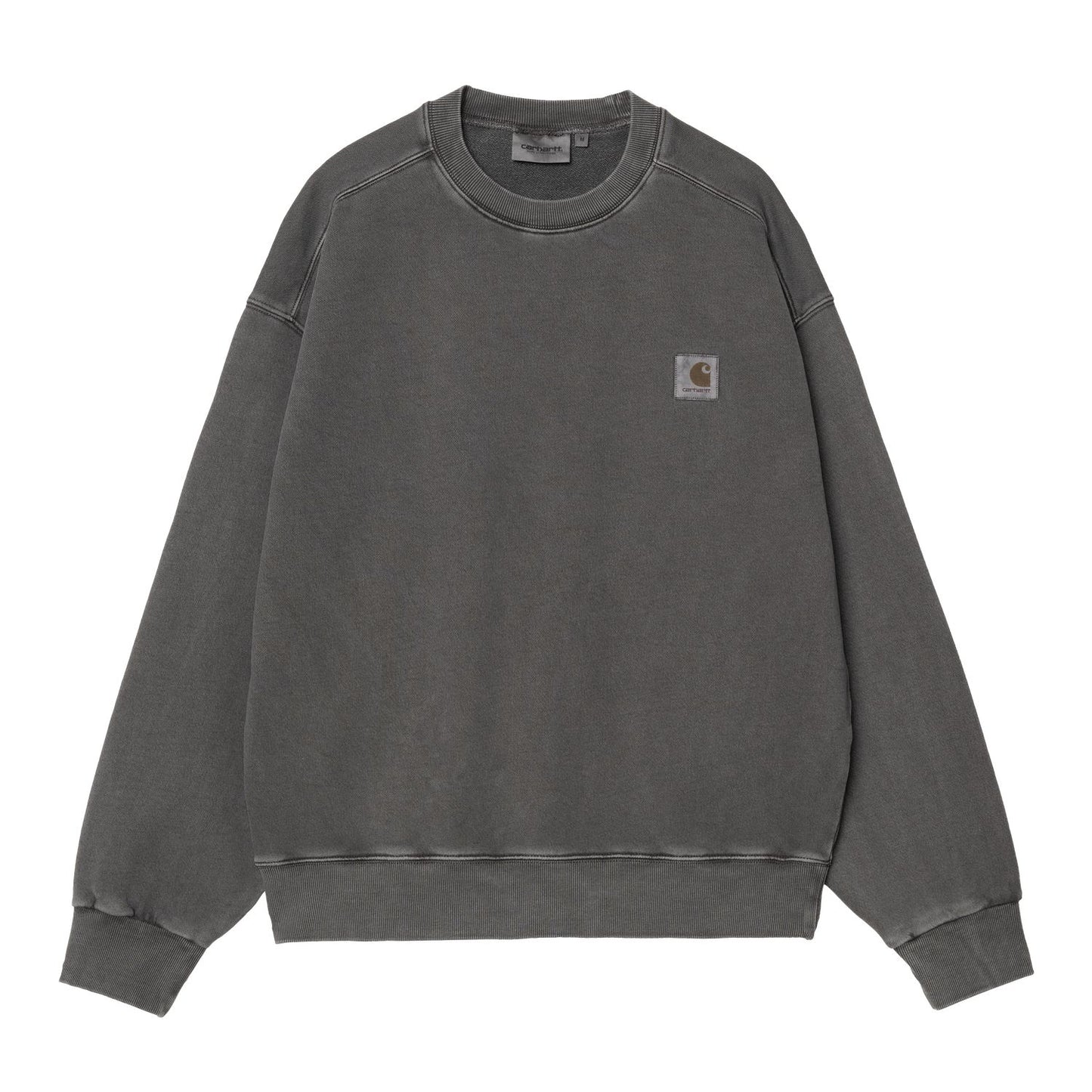 Carhatt WIP Nelson Sweatshirt Graphite (garment dyed)