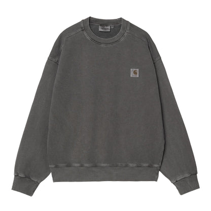 Carhatt WIP Nelson Sweatshirt Graphite (garment dyed)