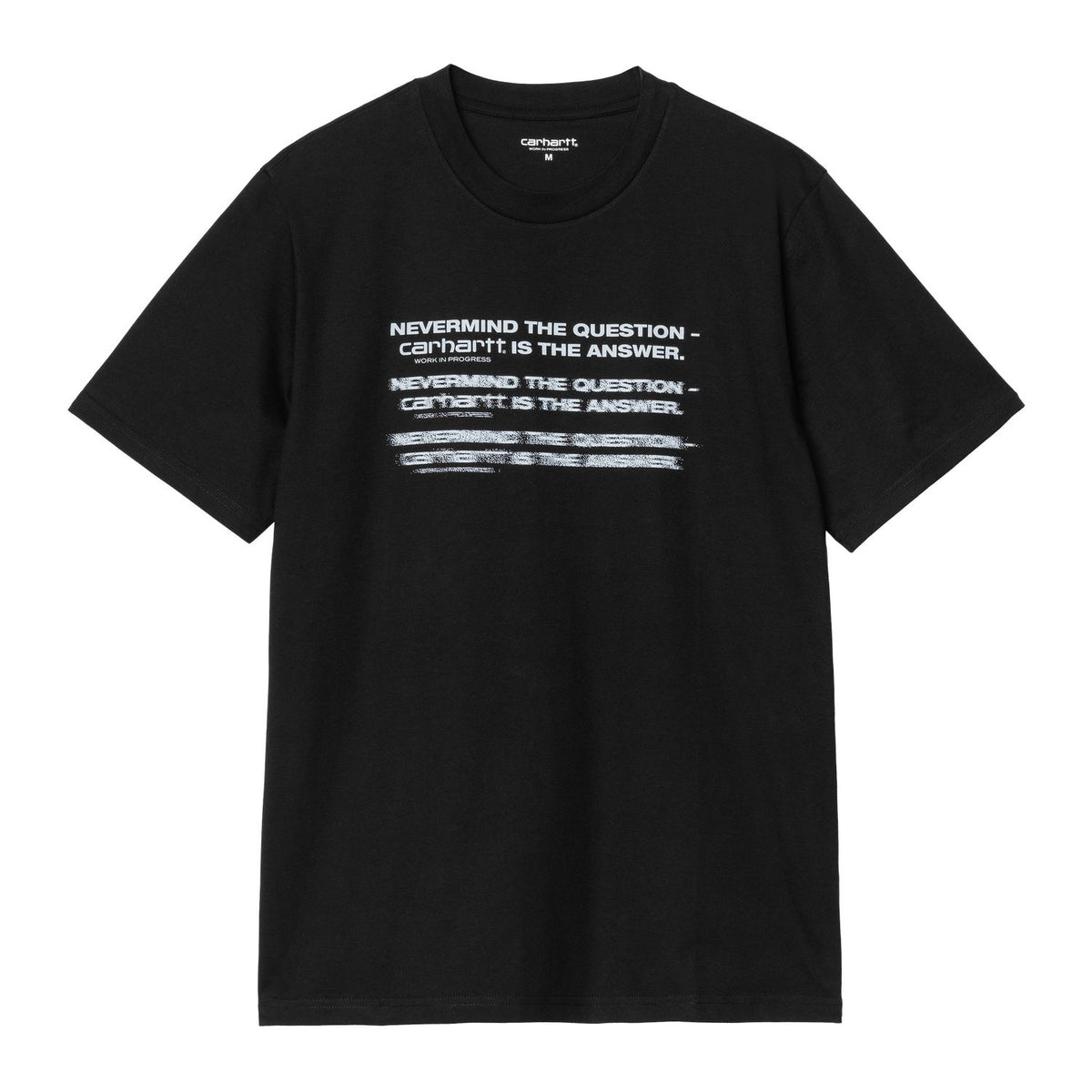 Carhartt WIP Nevermind T-Shirt Black White