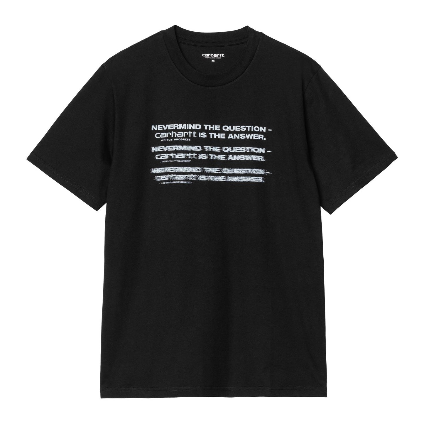 Carhartt WIP Nevermind T-Shirt Black White