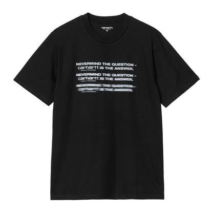Carhartt WIP Nevermind T-Shirt Black White
