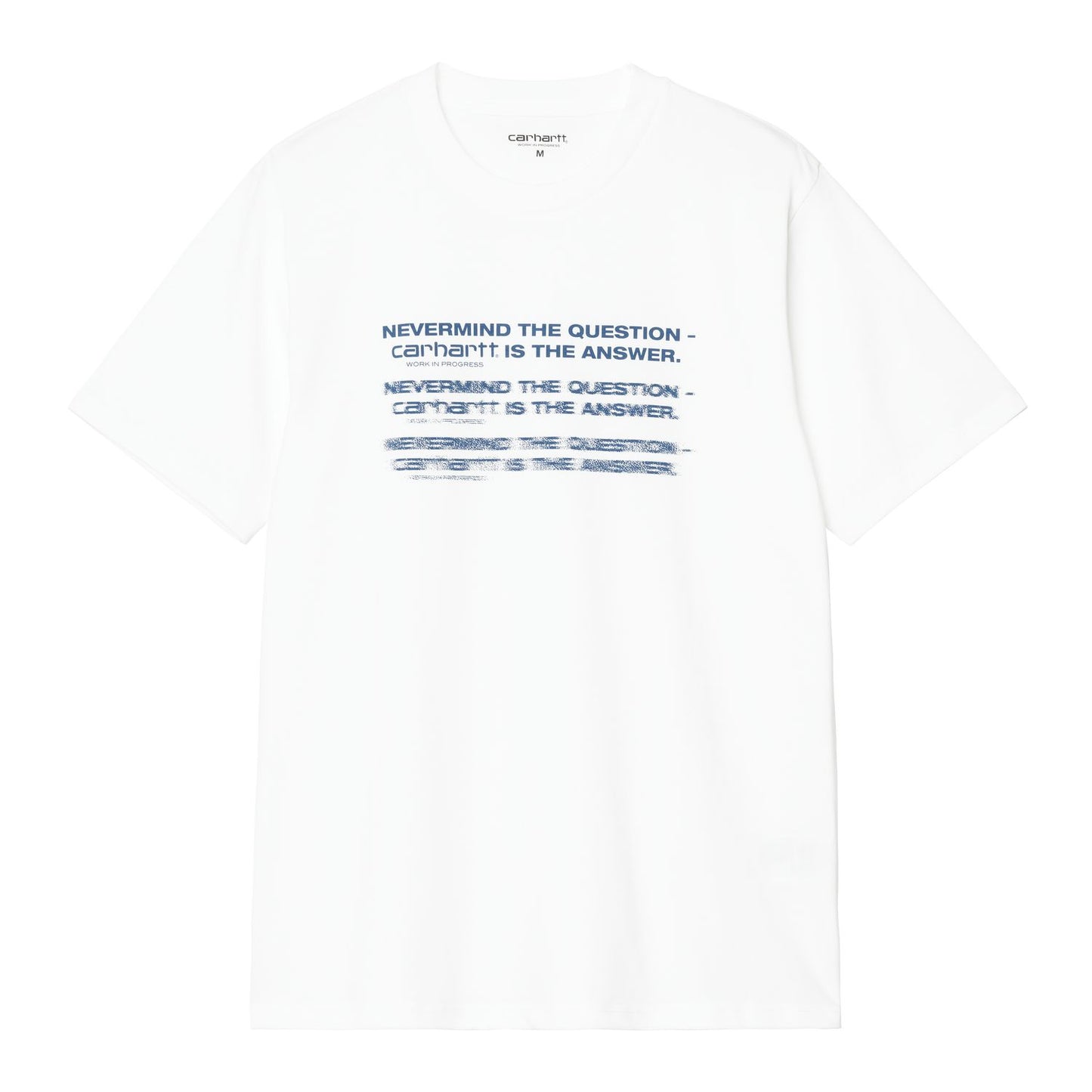 Carhartt WIP Nevermind T-Shirt White Sodalite