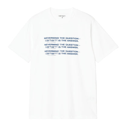 Carhartt WIP Nevermind T-Shirt White Sodalite