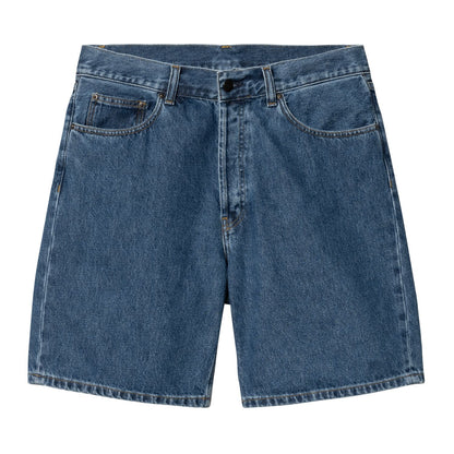 Carhartt WIP Nolan Short 'Marshfield' Blue Heavy Stone Washed