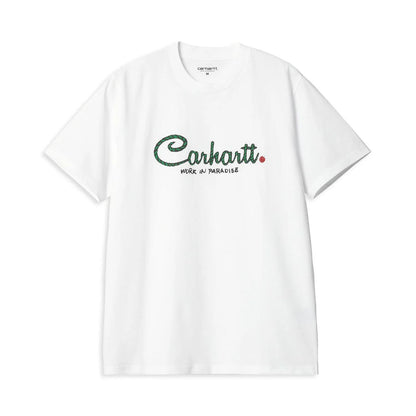 Carhartt WIP Paradise Script T-Shirt White XS