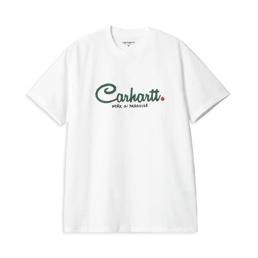 Carhartt WIP Paradise Script T-Shirt White XS