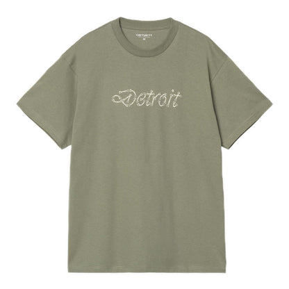 Carhartt WIP Peace And Work T-Shirt Dollar Green Natural