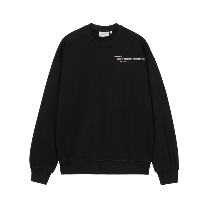 Carhartt WIP Punched Sweatshirt Black