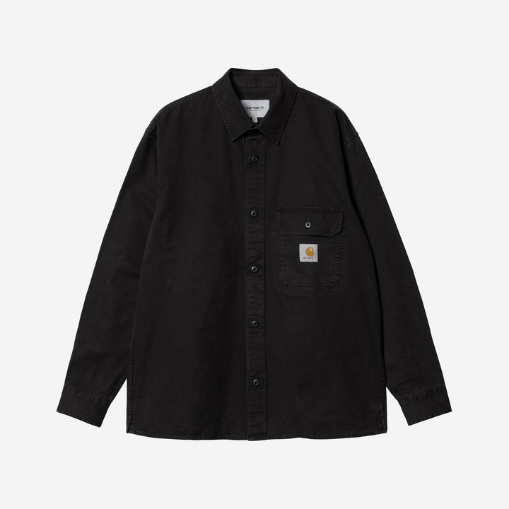 Carhartt WIP Reno Shirt Jac Black (garment dyed)