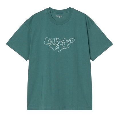 Carhartt WIP Screwed Up Script T-Shirt Rainforest