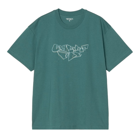 Carhartt WIP Screwed Up Script T-Shirt Rainforest