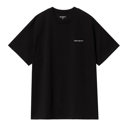 Carhartt WIP Script Embroidery T-Shirt Black White