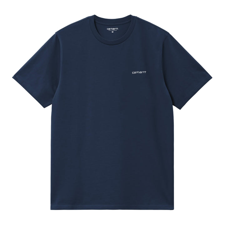 Carhartt WIP Script Embroidery T-Shirt Jupiter White