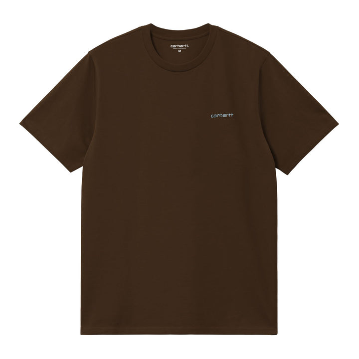 Carhartt WIP Script Embroidery T-Shirt Liberica Air Sky