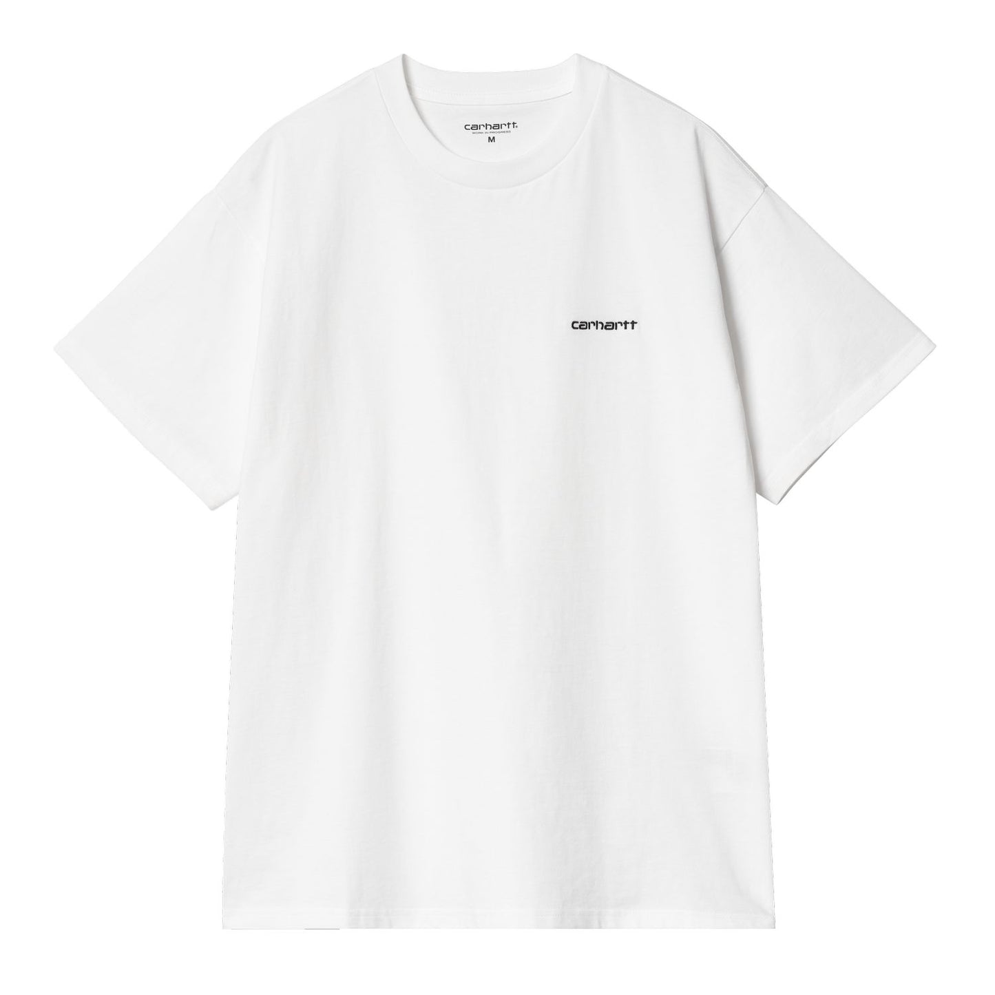 Carhartt WIP Script Embroidery T-Shirt White Black
