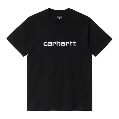 Carhartt WIP Script T-Shirt Black White