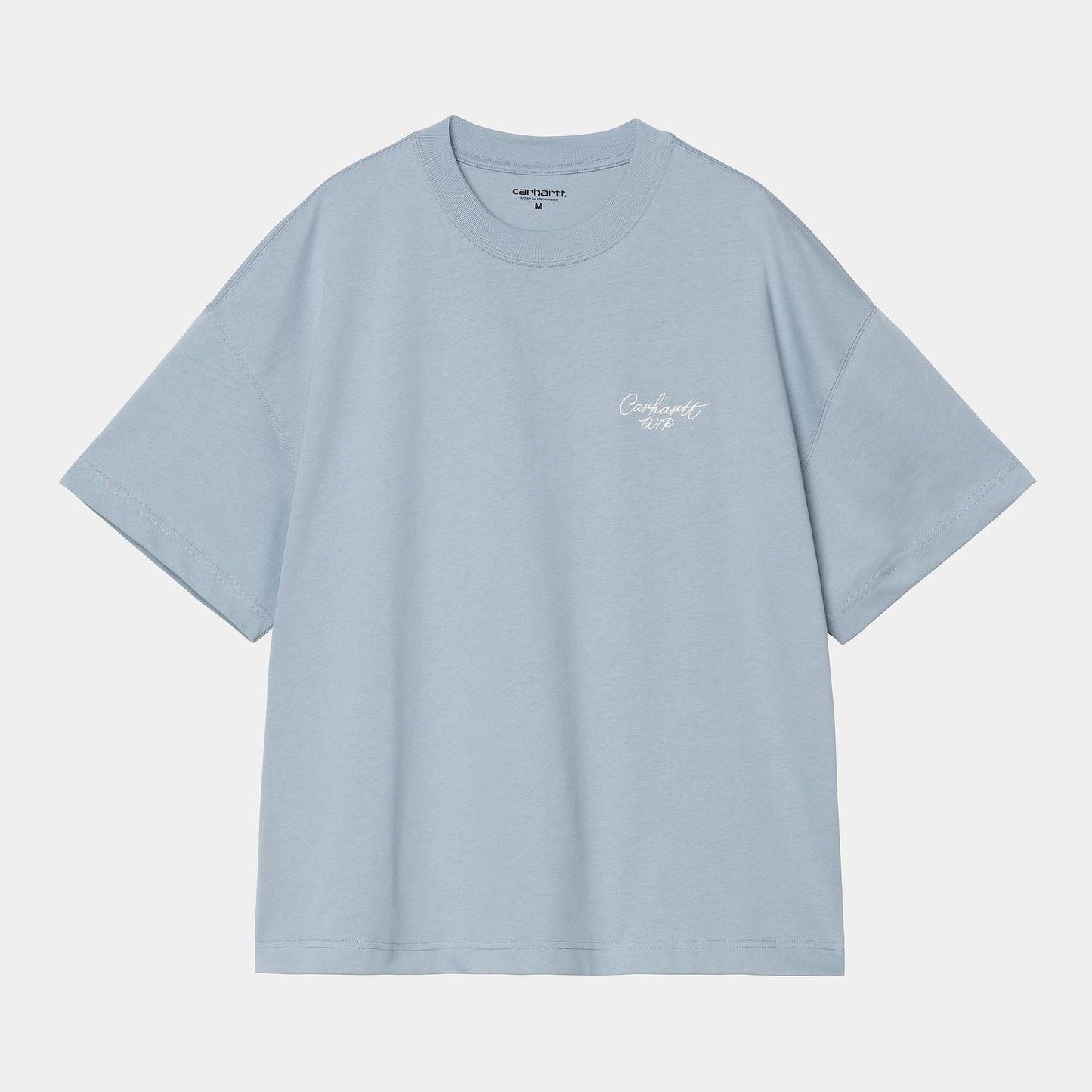 Carhartt WIP Signature Script T-Shirt Frosted Blue