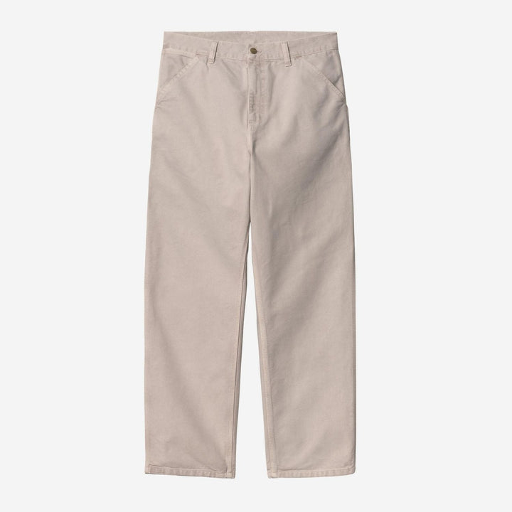 Carhartt WIP Single Knee Pant 'Dearborn' Dusky Beige Stone Canvas