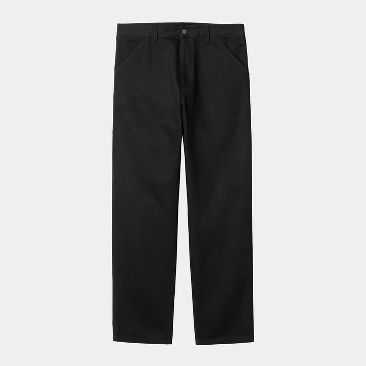 Carhartt WIP Single Knee Pant 'Smith' Black Rinsed