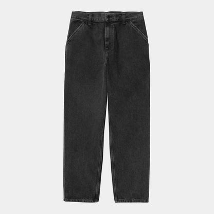 Carhartt WIP Single Knee Pant 'Smith' Black Stone Washed
