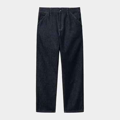 Carhartt WIP Single Knee Pant 'Smith' Blue Rinsed