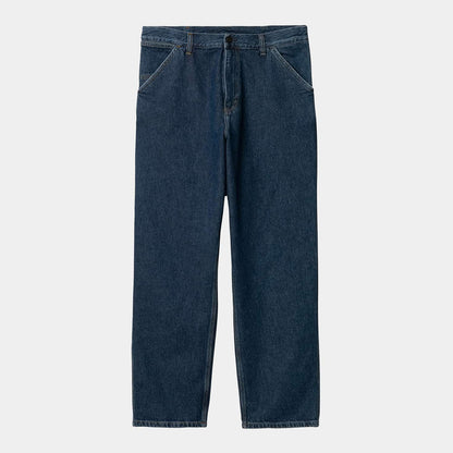 Carhartt WIP Single Knee Pant 'Smith' Blue Stone Washed